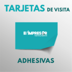 Impresión de tarjetas de visita adhesivas