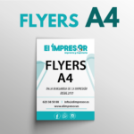 Impresión de flyers Din A4 Impresión de flyers Din A4