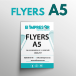 Impresión de flyers Din A5
