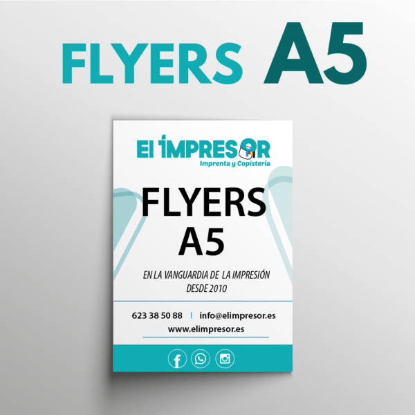 Impresión de flyers Din A5