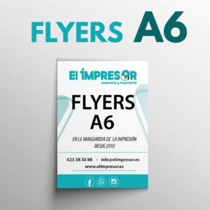 Impresión de flyers Din A6