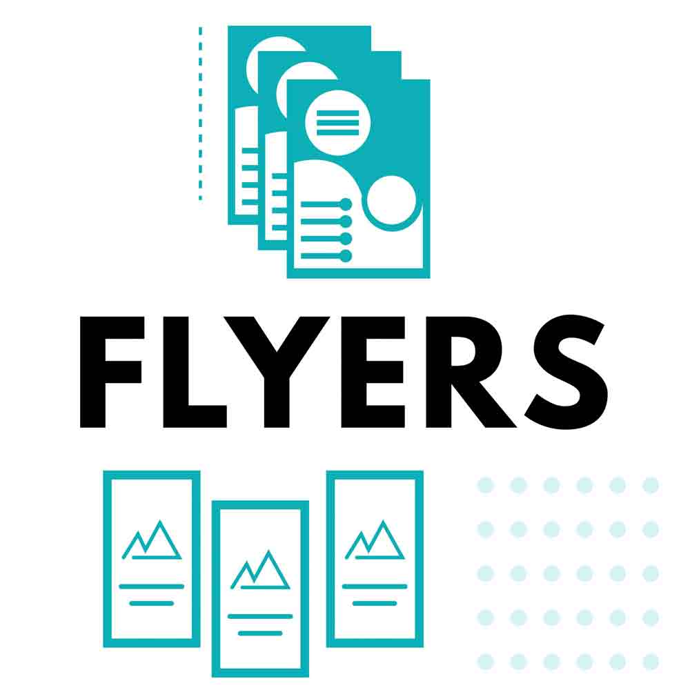 Impresión de flyers publicitarios imagen