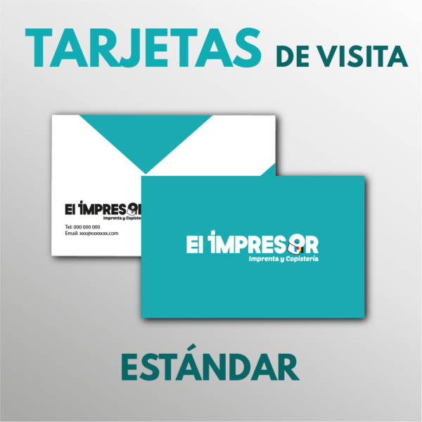 Tarjetas de visita estándar baratas