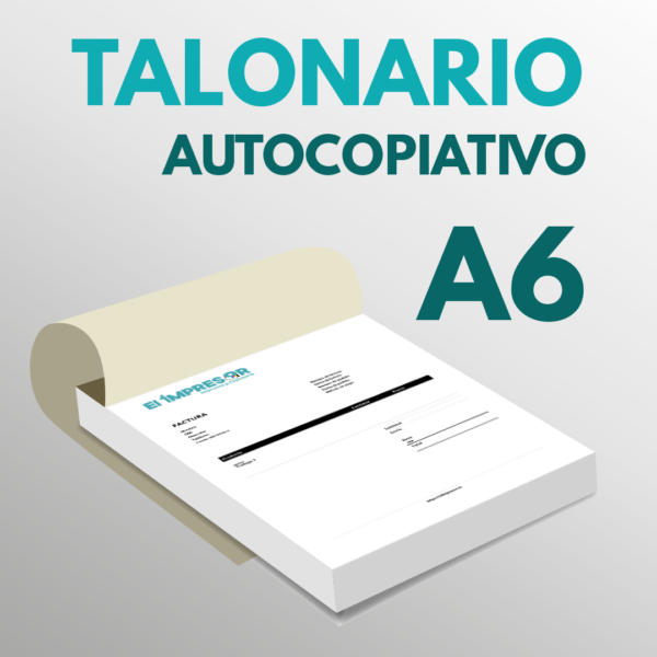 Talonarios Autocopiativos A6