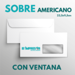 Imprimir sobres Americanos con Ventana