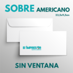 Imprimir sobres Americanos sin Ventana