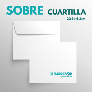 Imprimir sobres Cuartilla