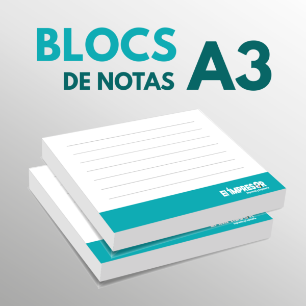 bloc notas A3