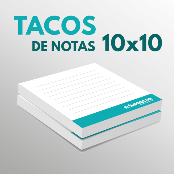 tacos notas 10x10