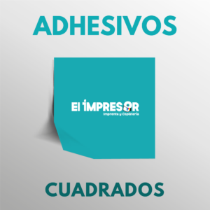 Impresión adhesivos cuadrados