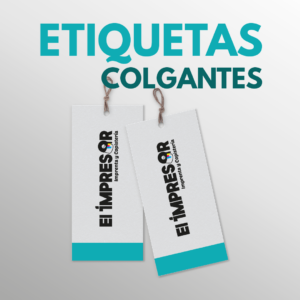 Etiquetas colgantes