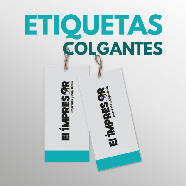 Etiquetas colgantes