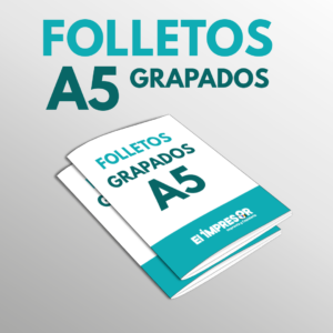 Folletos grapados A5