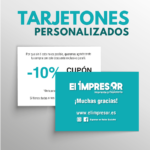 Tarjetones personalizados