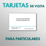 Tarjetas de visita para particulares el impresor