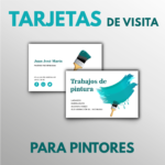 Tarjetas de visita para pintores
