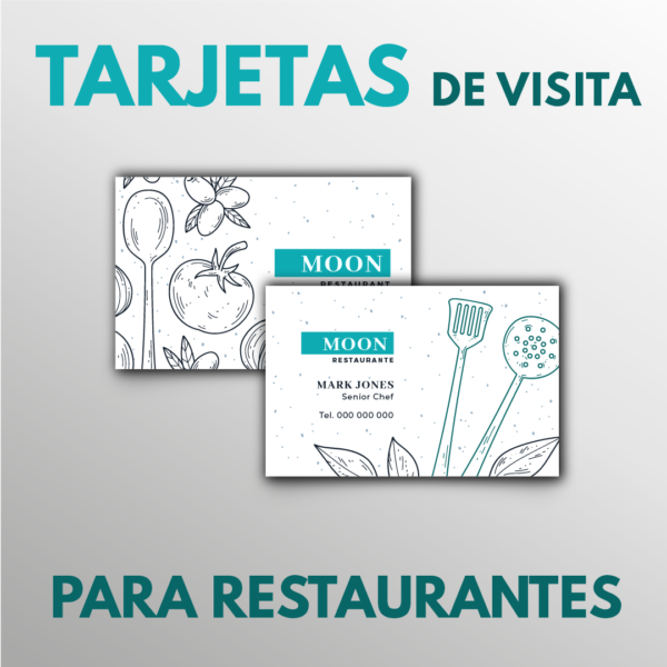Tarjetas de visita para restaurantes
