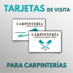 Tarjetas de visita para carpinterías