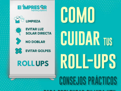 Cómo cuidar tus roll-ups publicitarios
