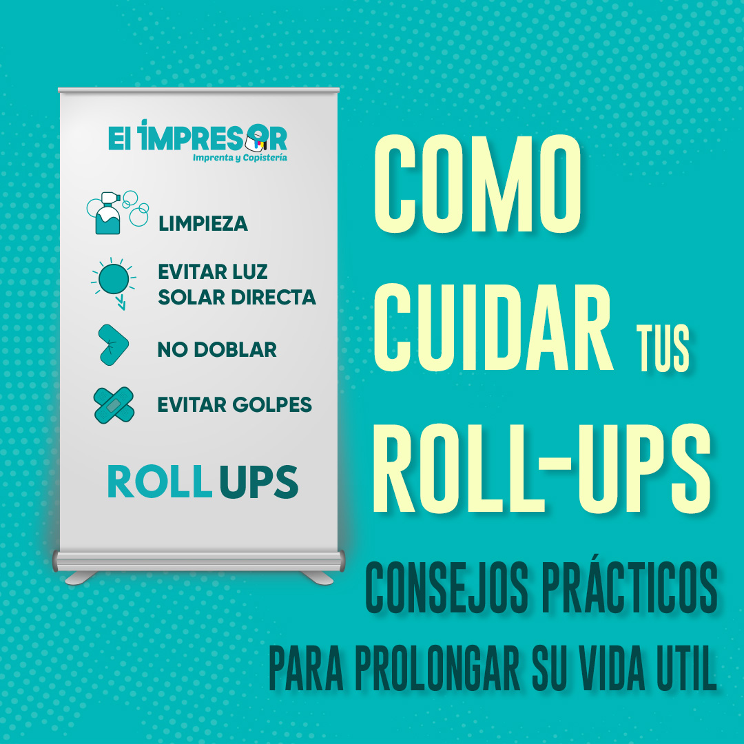 Cómo cuidar tus roll-ups publicitarios